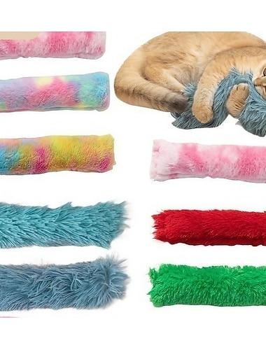  трансграничные производители оптом плюшевые подушки в полоску с кошачьей мятой кошачьи жевательные игрушки для кошек товары для домашних животных