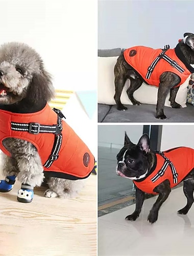  Hunder Katter Frakker Jakke Mote søt stil Vinter Pustende Myk Vaskbar Bekvem utendørs Fritid / hverdag Hundeklær for Bichon Frisé Pommeran ungt kjæledyr Sommerfugl Small