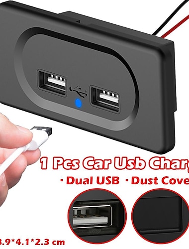  starfire 1 pz doppia presa per caricabatterie usb 3.1a per presa adattatore di alimentazione per auto moto auto camion barca