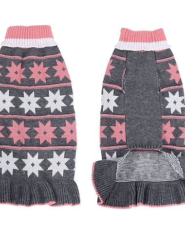  Hund Katze Pullover Jumper Mode Niedlich Winter Warm Atmungsaktiv Weich Waschbar Bequem Outdoor Alltagstauglich Hundebekleidung for Bichon Frise Zwergspitz Baby Haustier Papillon Klein