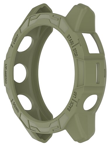 Uhrengehäuse Kompatibel mit Garmin Fenix 7 Pro / Fenix 7S Pro / Fenix 7X Pro / Epix Pro 51mm / Epix Pro 42mm Robust Staubdicht Stoßfänger-Vollabdeckung TPU Beobachten Abdeckung