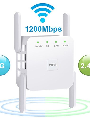  5 ГГц повторитель Wi-Fi беспроводной расширитель Wi-Fi 1200 Мбит/с усилитель Wi-Fi 802.11n усилитель сигнала Wi-Fi большой дальности 2,4G Wi-Fi репитер