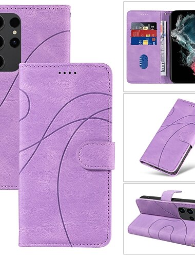  Handy Hülle Handyhüllen Für Samsung Galaxy S23 S22 S21 S20 Ultra Plus FE A54 Note 20 Ultra 10 Plus A73 S25 Ultra Brieftasche Kartenetui mit Handschlaufe Steckplätze für Kartenhalter Ständer