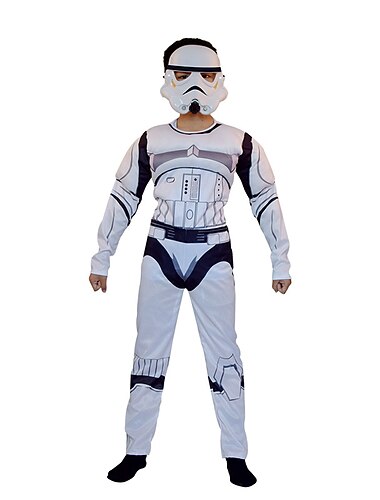  Darth Vader Cosplay Kostüm Outfits Cosplay Film Cosplay for Jungen Mädchen Kinder Karneval Kindertag Maskerade