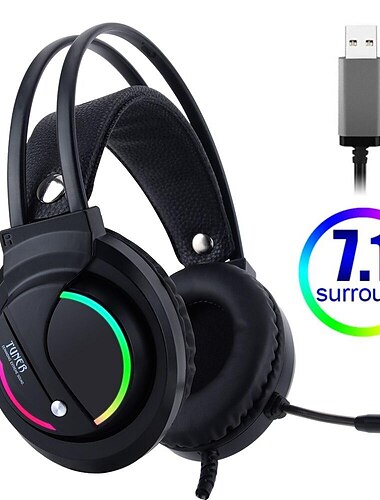  gaming headset 7.1 surround sound usb 3.5mm bedrade game hoofdtelefoon met microfoon stereo led usb hoofdtelefoon voor pc ps4 xbox one gamers