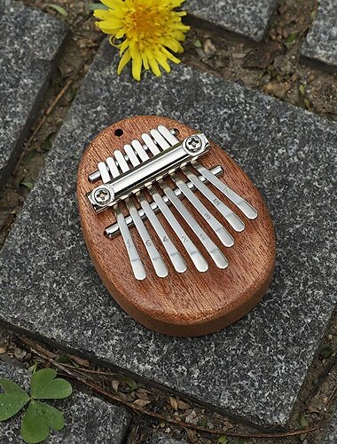  8-Ton Daumenklavier Mini Kalimba Fingerklavier Kristall Kalimba Daumenklavier kleines Instrument