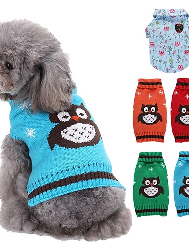  Chien Chat Pull Mode Fête Hiver Chaud Respirant Doux Lavable Confortable Extérieur Halloween Décontracté Quotidien Vêtements pour Chiens for Bichon Frisé Spitz Nain Bébé Animal Papillon Petit