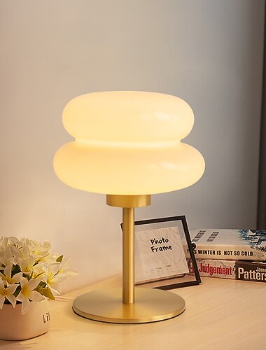  настольная лампа креативная стеклянная прикроватная настольная лампа современный минималистский прикроватный светильник спальня гостиная кабинет прикроватная лампа декоративная маленькая настольная