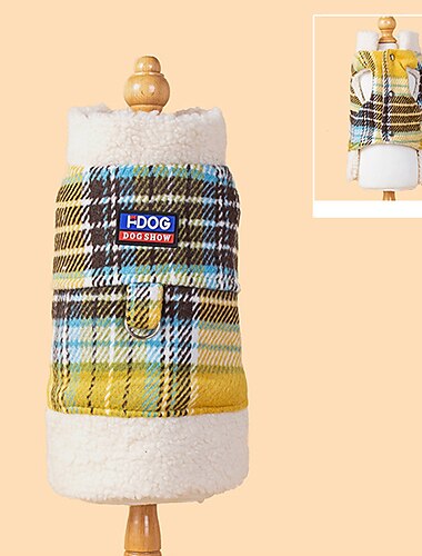  犬用 猫用 コート ジャケット ファッション カジュアル 冬 防水 ウォーム 高通気性 ソフト 洗濯可 カジュアル／普段着 犬服 for ビジョンフリーゼ ポメラニアン 赤ちゃんサイズ パピヨン Small