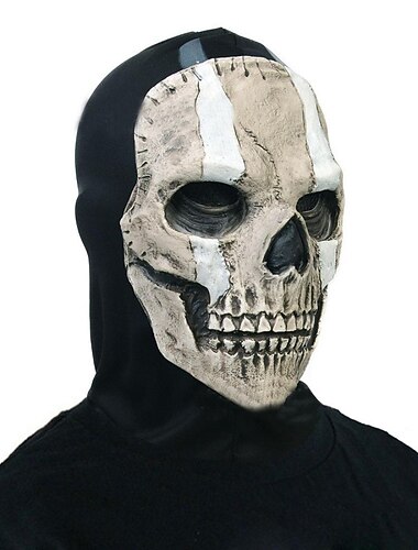  Call of Duty Theater 2 Totenkopfmaske Cosplay Spielcharakter Requisiten Geistermaske taktisches Gesichts-Make-up