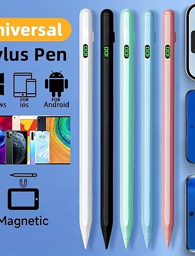  universele actieve pen voor ipad iphone digitale display capacitieve stylus pen voor android ios windows touchscreen megnetic stylus voor apple potlood/sumsung tablet