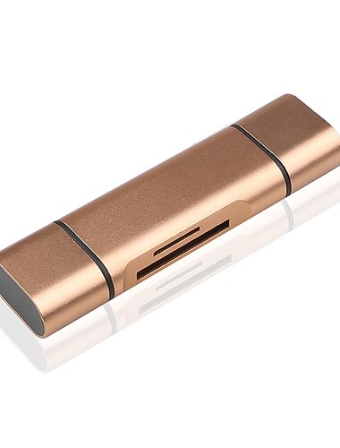  Hochgeschwindigkeits-3-in-1-Android-Kamera-Laptop-Computer SD-USB-Aluminiumlegierung Micro-USB-TF-OTG-Typ-C-Kartenleser-Adapter Erweiterter Kartenleser