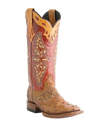  Damen Western-Cowboystiefel aus rosa und schwarzem Kunstleder mit aufwendiger Stickerei - kniehohe Rodeostiefel für Country- und Festivalkleidung
