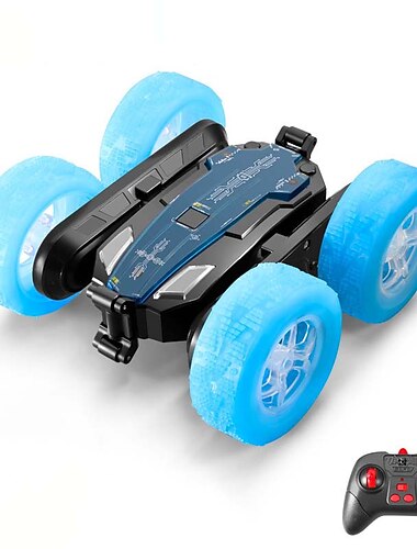  Neues doppelseitiges Schwingarm-Stunt-Auto, ferngesteuertes Auto, Gesten-Induktions-Twist-Auto, Verformung, Kipp-Eimer, Stunt-Elektro-Spielzeugauto