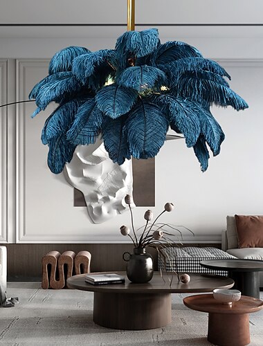  90 cm Ostrovní design Stropní světla Kov Galvanicky potažený Moderní 110-120V 220-240V