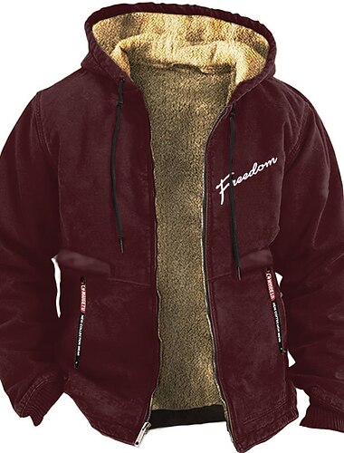  Herren Buchstabe Grafik-Drucke Hoodies Langarm Sweatshirts Mit Kapuze Täglich Brautkleider schlicht Festtage Urlaub Herbst Winter Schwarz Weiß Rote Bekleidung Designer S M L XL XXL 3XL