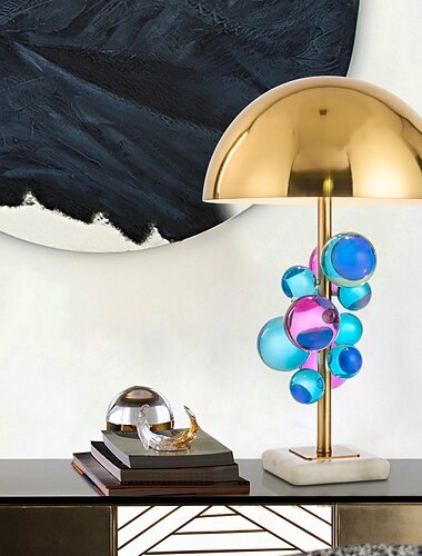  tafellamp decoratief e14 1 stuks metalen kap lampen voor decoratie kantoor woonkamer slaapkamer warm wit/wit 110-240v
