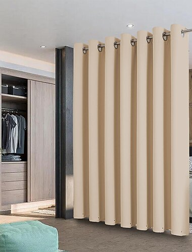  Verdunkelungsvorhänge Bauernhaus Ösen/Ösenvorhänge für Wohnzimmer, Schlafzimmer, Schiebetür, Vorhänge, Küche, Balkon, Fensterbehandlungen, wärmeisoliert