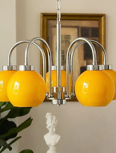  3-Light 5-Light 55 cm Sputnik-suunnittelu Lyhtymalli Kattokruunu Metalli Lasi Tateellinen tyyli Muodollinen tyyli Moderni tyyli Taiteellinen Pohjoismainen tyyli 110-120V 220-240V