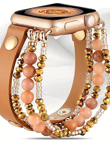  Συμβατό με Ζάντα ρολογιού Apple Watch 38mm 40mm 41mm 42mm 44mm 45mm 49mm Γυναικεία Γκλίτερ Συνθετικό δέρμα Ștrasuri Ανταλλακτικό λουράκι ρολογιού για iwatch Ultra 2 Series 9 8 7 SE 6 5 4 3 2 1