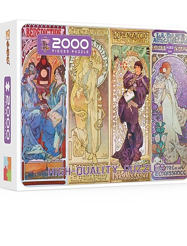  2000 kusů papíru puzzle pro dospělé střední až vysoká obtížnost mu xia puzzle bohyně čtyř ročních období 1 metr