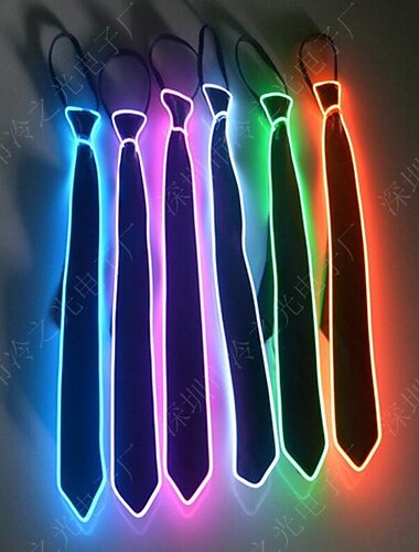  Cravatta Luminescente Led Cravatta Cravatta Cravatta Accessori Luminosi Cravatta Versione Coreana Professionale Sposa Abbigliamento Moda Regalo Di Natale