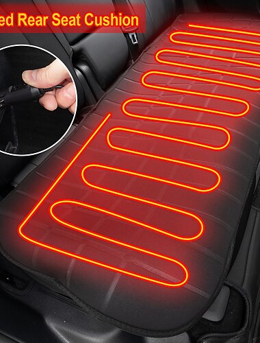  StarFire Heated Car Seat Cover Protector Non Slip Auto Front Rear Seat Pad Heater Chair Cushion Universal Car Interior Accessories