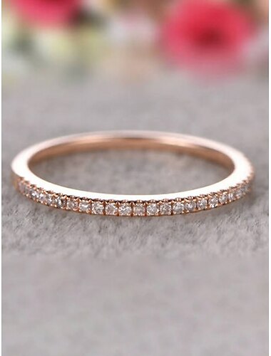  Femme Alliances Mode Extérieur Géométrie Bague