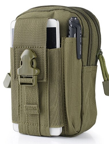  Bauchtasche Hüfttaschen Militärischer taktischer Rucksack Regenfest tragbar Multifunktional Leicht Langlebig Außen Jagd Angeln Wandern Militär Oxford Stoff Waldgrün Dschungeltarnung Python Schwarz