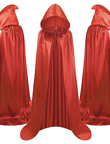  Retro Vintage Punk & Gothic Mittelalterlich Kapuzencape Schals Ren Faire Pestdoktor Wikinger Ranger Herren Damen Keltisch Vikinger Fantasie Maskerade Party / Abend Erwachsene Umhang