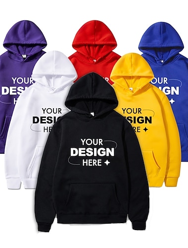  unisex anpassade hoodies, anpassad foto/text/logo hoodie, personlig hoodie, team logo hoodie, fototryckt hoodie