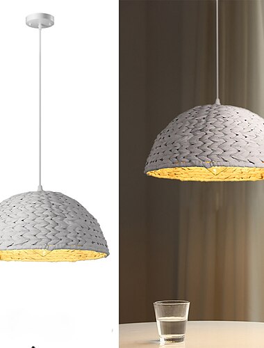 LED-Pendelleuchte, Kunstrestaurant, Persönlichkeit, Hanfseil, Persönlichkeit, Design, Studie, Restaurant, Bar, Theke, Balkon, Veranda, kreative Galerie, Gästehaus, Teehaus, 110–240 V