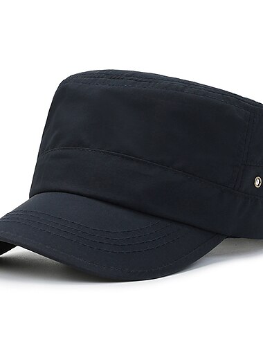  Kadettenhut Armeemütze Basic Alltagsmütze im Militärstil Trucker Dad Hat Military Flat Top verstellbare klassische Baseballmütze