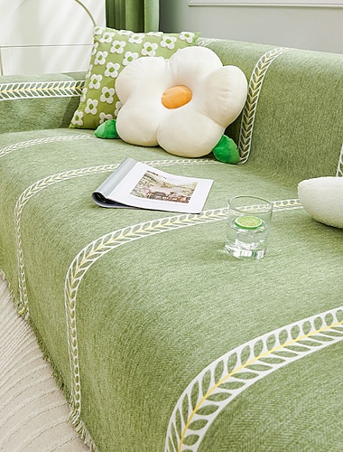  الشنيل غطاء أريكة غطاء الأريكة حكيم الأخضر الأريكة حامي أريكة بطانية أريكة رمي غطاء للأرائك قابل للغسل أريكة الاقسام الأريكة يغطي للكلاب
