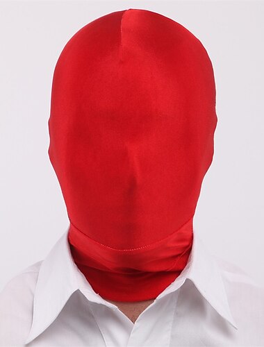  2 Stück Vollgesichtsmaske BW 2. Hautmaske, Halloween-Spandex-Kapuze für Unisex-Stoff