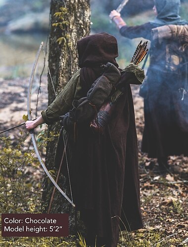  Vintage Inspireret Middelalderkostumer Dragter Maskerade Hættetrøjer Ren Faire Viking Ranger Elver Spænde Bueskydning Herre Dame Unisex Viking Fantasi Halloween Karneval Maskerade Maskerade LARP Ren