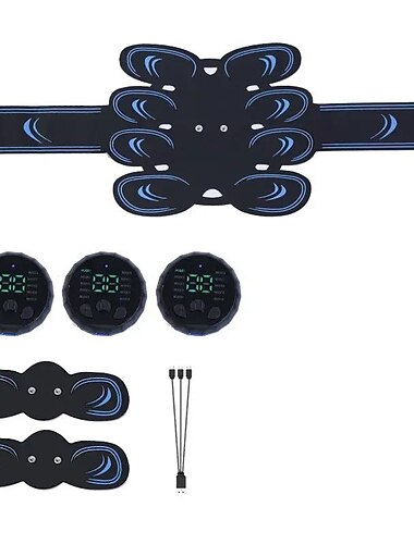 2023 New Upgrade Electric Abdominal Muscle Stimulator Slimming Massage Unisex Trainer Ems Exercise Body Training Fitness Equipment