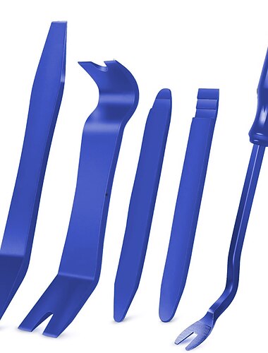  5db nylon automatikus kárpiteltávolító szerszámkészlet, karcolásmentes kifeszítő szerszámkészlet az autóajtó klip paneléhez &erősítő; audio műszerfal szétszerelés fekete