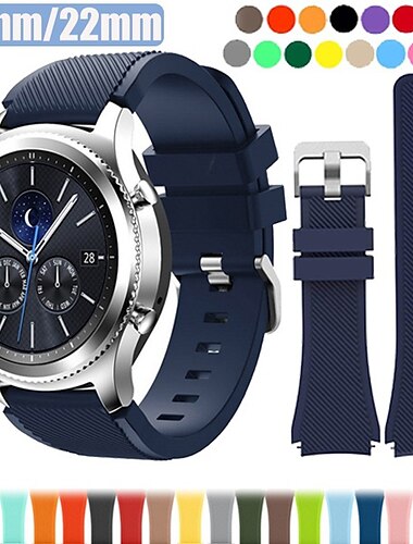  Ремешок для часов для Samsung Galaxy Watch 6 40/44mm Watch 6 Classic 43/47mm силиконовый Замена Ремень Водонепроницаемый Дышащий Женщины мужчины Спортивный ремешок Браслет
