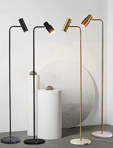  gulvlamper vertikale lamper lys enkel og moderne led gulvlampe justerbar vinkel lampeskjerm vertikal gulvlampe stue dekorasjon hjemme stativ lampe stående lamper lys belysning 85-265v