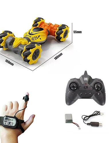  Mini-Fernbedienungsauto, Spezialeffekte, Twist-Auto, Gestenerkennung, Spielzeugauto, Allradantrieb, Offroad-Kletterauto, RC