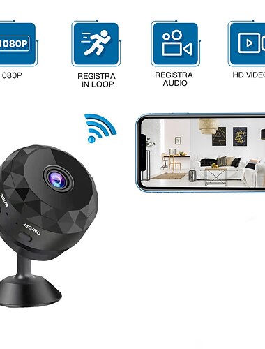  HD Wifi Monitor Inteligente Cmaras de Vigilancia Sensor Videocmara Web Video Seguridad Inalmbrica de  EN EL Hogar