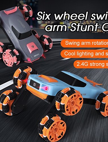  nieuwe grote zeswielige stuntauto overslaan swingarm vervorming off-road auto off-road klimfiets jongensspeelgoed