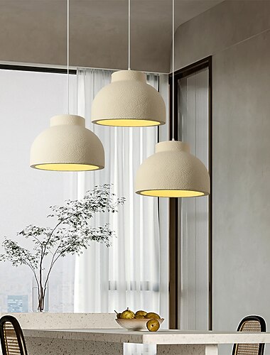  led pendel 1-hodet harpiks kreativ lampeskjerm industriell metall takbelysningsarmaturer kreativ bar stil atmosfære lysekrone for stue, kjøkken øy, soverom 85-265v