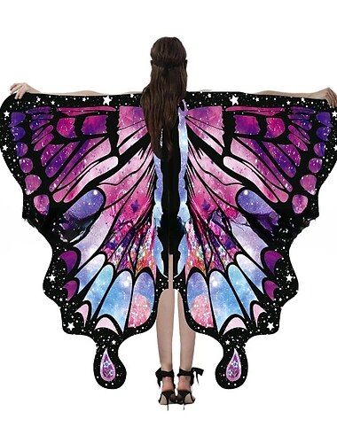  Märchen Schmetterling Faschingskostüme Flügel Maske Stirnband Erwachsene Damen Lustiges Kostüm Party Pride Parade Pride-Monat Weihnachten Karneval Einfaches Karnevalskostüm