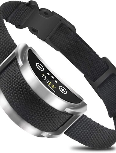  Hundetraining Anti-Bellen Halsband Schockhalsband Anti-Bark-Gerät Geräte zum Bellen des Hundes Hund Elektrisch Sonic Bark Deterrents Hunde Haustiere Wasserdicht Trainer Anti Bark Eletrisch
