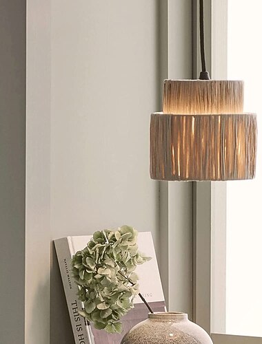  100 cm Ilha Design Luzes Pingente Vime Tradicional / Clássico Regional 110-120V 220-240V