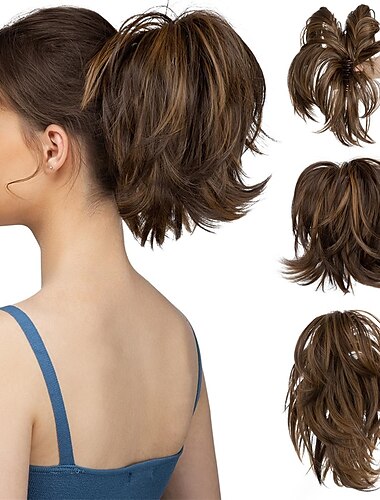  Chignons / Haarknoten Haarknoten Pferdeschwanz mit Klaue Synthetische Haare Haarstück Haar-Verlängerung Locken Party Freizeitskleidung Party & Abend A1 A2 A4