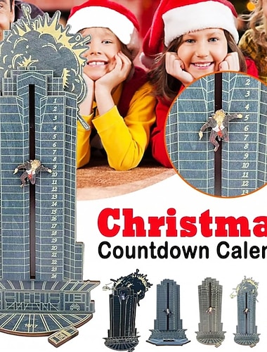  24-dniowy świąteczny stół dekoracja odliczanie kalendarz adwentowy drewniany świąteczny kalendarz adwentowy die hard zabawny kalendarz na jesień prezent die hard kalendarz adwentowy drewniany