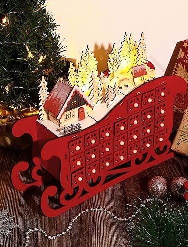  karácsonyi fa adventi naptár karácsonyi szán visszaszámláló naptár 24 fiókkal fa adventi naptár karácsonyi visszaszámláló adventi naptár felnőtteknek gyerekeknek karácsonyi visszaszámláló dekorációs